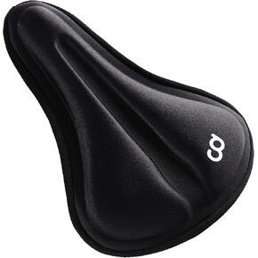 CyclingDeal Premium Bike Seat Cushion Cover - Padded Soft Comfort Gel Saddle Pad for Men’s & Women’s - Compatible with Indoor MTB Road Bicycles