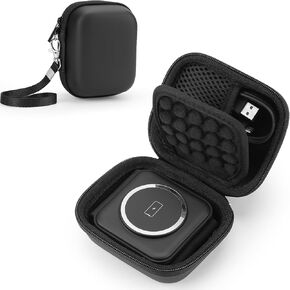 Yinke Travel Wireless Charger Case for UCOMX Nano/Hicober/Iseyyox/RTOPS/IMPUVERS 3 in 1 Wireless Charger, Magnetic Foldable Charging Station Bag, Charger Organizer Travel (Black)