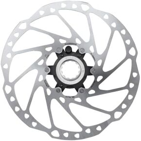 SHIMANO Unisex – Adult RT-EM600 Brake Disc, Silver, 203 mm