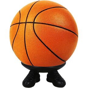 Basketball Holder Ball Stand Display for Basketball, Soccer or Volleyball Display Decor Accessories (Black)