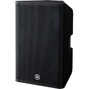 Yamaha DXR15MKII, 15" 1100W Powered Speaker Cabinet, Matte Black