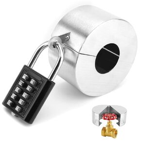 Outdoor Faucet Lock, Water Spigot Lock, 304 Stainless Steel Faucet Cover, Faucet Knob Water Lock, Prevent Water Theft