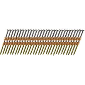 B&C Eagle 314X131/22B Round Head 3-1/4-Inch x .131 x 22 Degree Bright Smooth Shank Plastic Collated Framing Nails (4,000 per box)