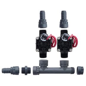 Hunter PGV101-MM 2 Zone Dura Manifold Valve Kit with Flow Control - Barb PGV101MM (2 Zone)