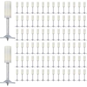 400 PCS Steel Concrete Nails - Nail Gun Manual Nails, 7.3mm Round Wall Fastening Nails, Home DIY Nail Gun Accessories for Concrete Ceiling Cable Ducts Fixed Slotting Device Repair Tool