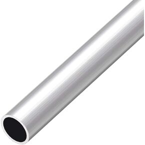 6063 Aluminum Round Tube 13mm OD 10mm Inner Dia 300mm Length Seamless Aluminum Straight Tubing for Fabrication Projects DIY Handmade Model Craft Frame Building Gardening Shop Fitting