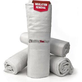 20 Insulation Removal Vacuum Bags, Bulldogvacbags, Holds 105 Cubic Ft, 400 lbs
