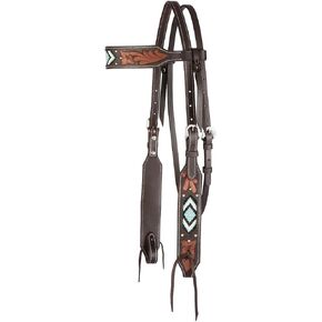 SIE Western Turquoise Beaded Collection (Full, Browband Headstall)