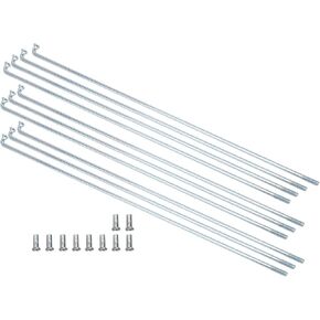 VGEBY Bike Spokes, 10pcs 80-310mm Durable Stainless Steel Thickness Bicycle Spokes 13G 2.2mm Cycling Accessory(80MM) Bike Spokes Bike Spokes 320Mm 14 Gauge Spokes