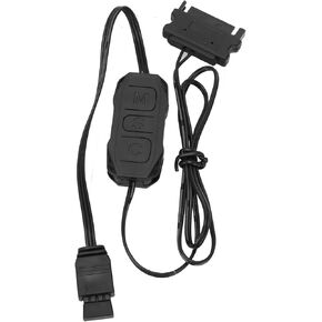 Yunseity ARGB Controller, Multiple Lighting Modes, Manual Control, 5V 3Pin RGB Light Bar