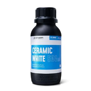 phrozen Ceramic White Resin, Ceramic-Like Finish, Ultra-Low Viscosity, Perfect for Industrial-Grade Mechanical Models (500ml)