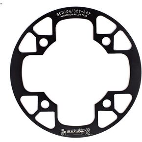 bicycle chainring protective cover, chainwheel cover chainring protect bicycle crankset chainwheel cover for mountain bikes, racing bikes 32-34T