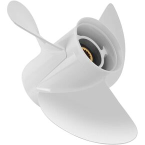 VIF Jason Marine 13 1/4x17-K Aluminum Boat Propeller for Yamaha Outboard Motos 60/70/75/80/85/90/115/130HP,OEM Parts No.6E5-45945-01-EL,15 Tooth, Rh