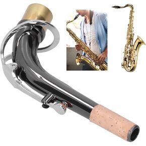 Voluxe Alto Saxophone الكوع منحنى الرقبة، الساكسفون الانحناء الرقبة صنعة كبيرة جميلة سخية للمبتدئين للأداء في الهواء الطلق للمنزل لعشاق الموسيقى، Voluxewxo1qrgc7f2100