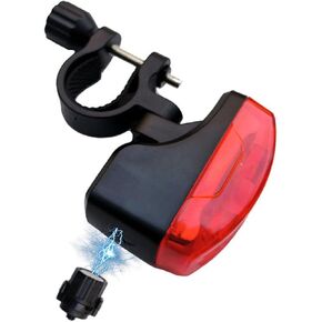 Bike Tail Lights Self-Powered, Cycling Warning Light Bicycle Wheel Fork Magnetic Induction Safety Light Riding Safety Flashlight Taillight
