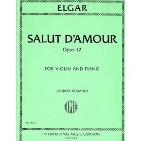 Elgar: Salut d'Amour, Op. 12 - Violin (International 3714)