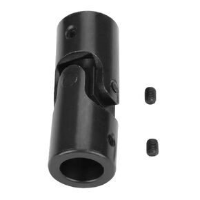 DIY Universal Joint Steering Black Shaft Coupling Motor Connector (20x32x85mm)
