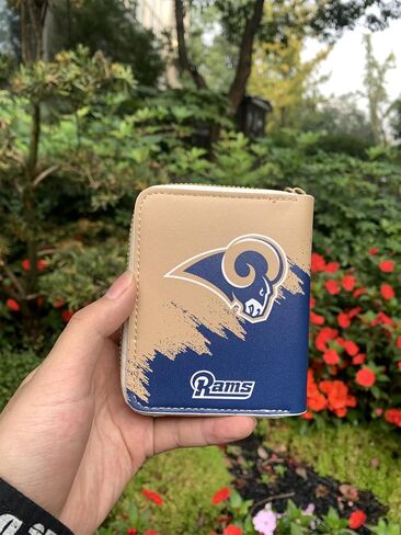For Cowboys Keychain Wallet, Credit Card Wallet, Zipper Card Holder for Men and Women, Zip Wallet Leather Bifold Wallet Ultra Slim RFID Blocking Zipper Credit Card Holder Compact Small Wallet in Saudi Arabia
