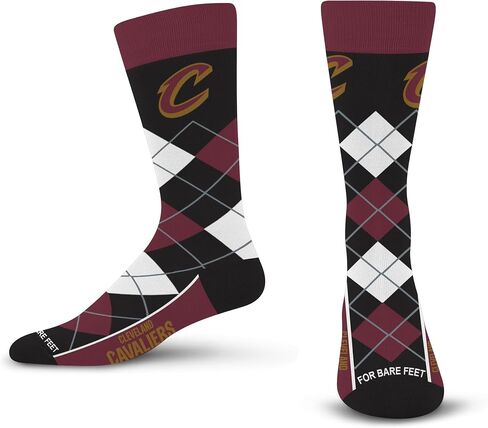 For Bare Feet Men's NBA Argyle Remix Dress Sock in Saudi Arabia