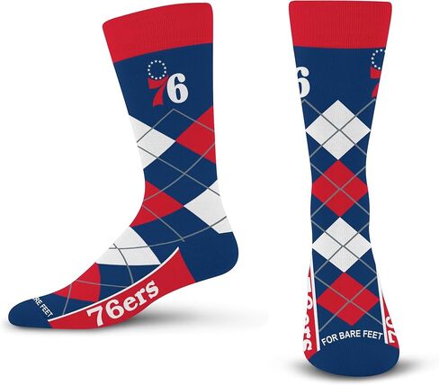 For Bare Feet Men's NBA Argyle Remix Dress Sock in Saudi Arabia