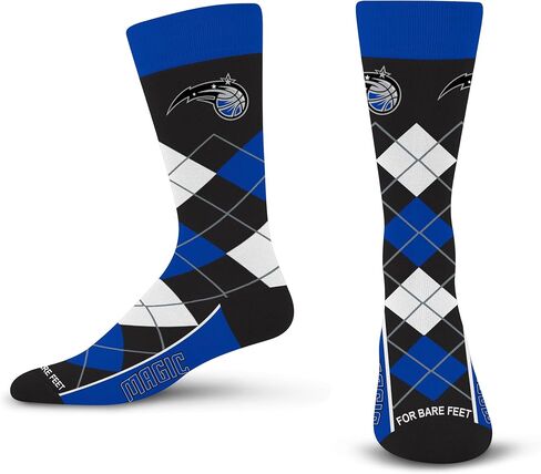 For Bare Feet Men's NBA Argyle Remix Dress Sock in Saudi Arabia