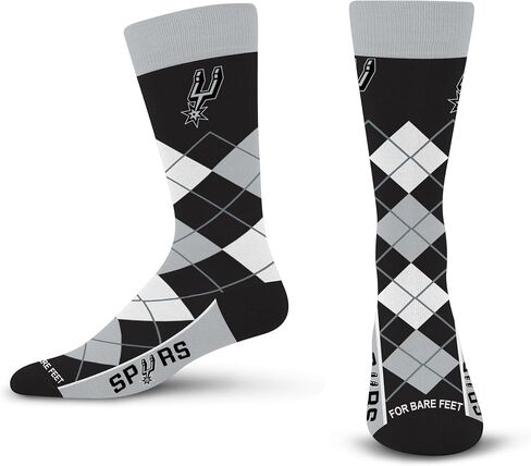 For Bare Feet Men's NBA Argyle Remix Dress Sock in Saudi Arabia