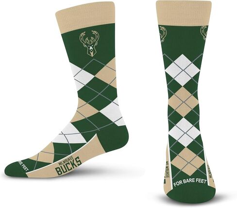 For Bare Feet Men's NBA Argyle Remix Dress Sock in Saudi Arabia