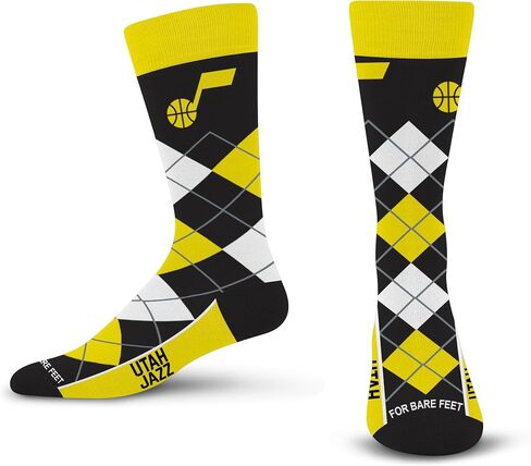 For Bare Feet Men's NBA Argyle Remix Dress Sock in Saudi Arabia