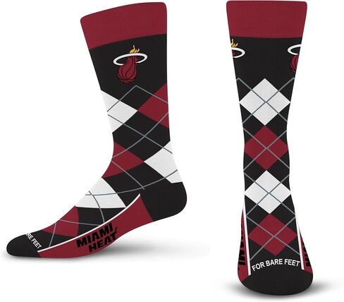 For Bare Feet Men's NBA Argyle Remix Dress Sock in Saudi Arabia
