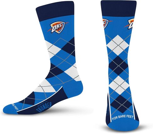 For Bare Feet Men's NBA Argyle Remix Dress Sock in Saudi Arabia