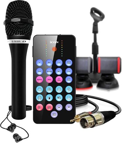 مجموعة أدوات البث المباشر الكاملة من Icon Pro Audio LivePod Plus in Kuwait