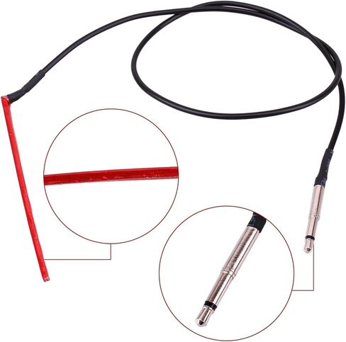 عصي بيك اب حمراء رفيعة للغاية تحت السرج لفيلم بيزو السلبي للجيتار الصوتي مع قابس in Kuwait