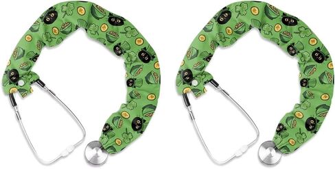 2 Pack Stethoscope Covers for Nurses Mushroom Floral Nurse Doctor Stethoscope Sleeve with Button Gifts for Women Universal for Most Standard Stethoscope Cover in Kuwait