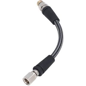 Dpofirs Diving High Pressure Regulator Hose, Professional Carbon Fiber Woven Flexible Diving High Pressure Hose (15cm)