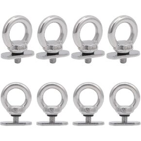 8 قطعة 316 المسار جبل التعادل أسفل الثقوب الفولاذ المقاوم للصدأ قوارب الكاياك المسار جبل التعادل أسفل العيينة السكك الحديدية لقوارب الكاياك قارب بنجي الحبل أو الحبال in Kuwait