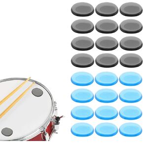 Drum Silencer Dampeners 24Pcs, Silicone Drum Dampeners Gels Pads, Soft Drum Dampeners for Drums Cymbals Tone Control, Drum Dampening Mute Pads for Drums Tone Control, Resonance Pads For Drum Muffling