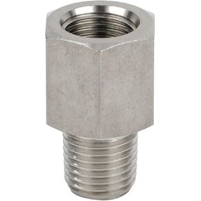 304 Stainless Steel Forged Pipe Fitting Converter Adapter G Thread 1/2“ Female to NPT 1/2" Male 2000psi (1 Pc)