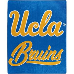 Northwest NCAA UCLA Bruins Unisex-Adult Raschel Throw Blanket, 50" x 60", Signature