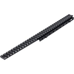 BridgeMount Rail Tactical Picatinny Cantilever .5" Riser, 13.78" Long, 34 Slots, Complete with Steel Nut and Thumb Bolt, BM3405EXBT, Black