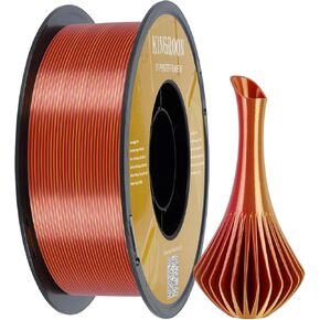 Kingroon 3D Printer Filament Matte Rainbow PLA Filament 1.75mm 3D Printing Filament 1kg Dimensional Accuracy ±0.02mm,Fit Most 3D Printers