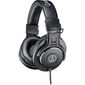 Audio-Technica ATH-M30x Professional Studio Monitor Headphones (Renewed)