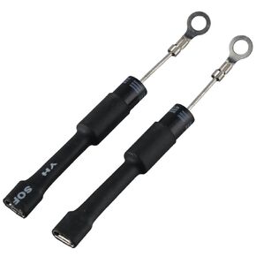 High Voltage Diode 2pcs 4512 with Heat Shrink Tubing CL4512 Diode Rectifier Replaceable Parts CL04-12 Microwave Diodes WB27X10597