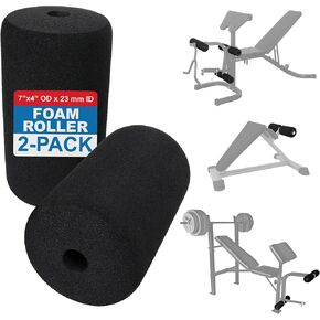 Ader Sporting Goods Foam Roller 7"x4" OD x 23mm ID Sold by Pair
