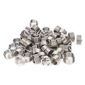 50Pcs M10 Wire Thread Inserts Male Female Reducing Nut Repair Tool Stainless Steel Fastener M10x1.25(1.5D)