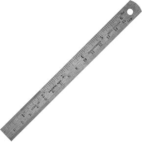 Pacific Arc 36 Inch Stainless Steel Ruler with Inch/Metric Conversion Table