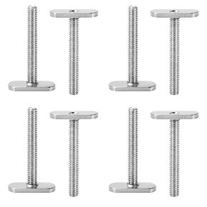 8 Pcs 1/4"-20 T Track Bolts for Kayak Gear Track, T Slot Bolts for Kayak Track System, Track Bolts 2''Long 1/2'' Wide T Track Bolts for Universal T Track，T Track Accessories for Woodworking Jigs