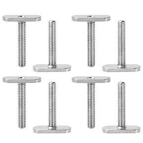 8 PCS T Track Bolts for Kayak, T Bolts for Kayak Rail Mount Kayak Track Bolts, T Bolts for T Track 1.5''Long 1/2'' Wide, Kayak Hardware T Slot Bolts