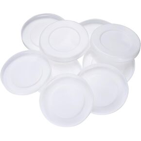 uxcell 24 Pcs Mailing Tube End Caps 4" ID Round Cardboard Shipping Tube End Caps Protective Plastic Poster End Caps for Paper Mailing Tubes Shipping and Storage of Documents and Art