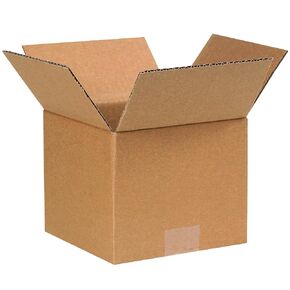 PARTNERS BRAND 7x7x6 Corrugated Boxes, Small, 7L x 7W x 6H, Pack of 25 | Shipping, Packaging, Moving, Storage Box for Home or Business, Strong Wholesale Bulk Boxes