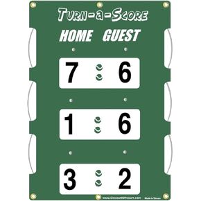 Turn-a-Score - Tennis Score Keeper/Attaches to Net/New UV Protection